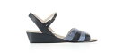Amalfi Womens Marostica Blue Ankle Strap Heels Size 7 (AA) レディース