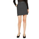 Inc INC NEW Women's Faux-suede Waist Snap Button Midrise Regular Mini Skirt TEDO fB[X