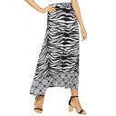 INC NEW Women's Zebra-print Gauze Pull On Maxi Skirt TEDO fB[X