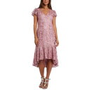 R & M Richards R & M RICHARDS Women's Sequined Lace Soutache Hi-low Flounce A-Line Dress 6 TEDO fB[X