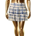 Raga RAGA NEW Women's Blue Printed Eyelet Detail Sail Away Mini Skirt L TEDO fB[X