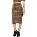 The Fifth Label THE FIFTH LABEL NEW Women's Printed Plisse Pleated Pull On Pencil Skirt TEDO fB[X