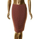 Beulah Style BEULAH STYLE Women's Red Multi Printed Wear To Work Straight Pencil Skirt S TEDO fB[X