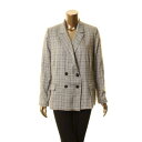 Lucca Couture LUCCA COUTURE NEW Women 039 s Black White Plaid Blake Blazer Jacket Top M TEDO レディース