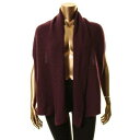 Donna Karan ダナ キャラン DONNA KARAN NEW Women's Drapey Ribbed Wool Blend Cardigan Sweater Top M/L TEDO レディース