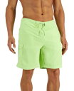 Club Room Men's Solid Quick Dry 9 Board Shorts Green Size X-Large メンズ