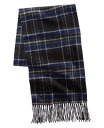 Club Room Men's Printed Cashmere Scarf Blue Size Regular Y