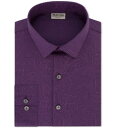 ケネスコール Kenneth Cole Reaction Men's Collared Dress Shirt Purple Size 15X15.5 メンズ