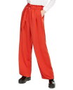 BCX Junior's Belted Paperbag Waist Pants Orange Size Medium レディース