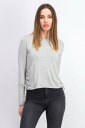 Rebellious One Juniors' Side-Ruched Top Gray Size X-Small fB[X