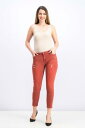Celebrity Pink Juniors' Colored Distressed Skinny Jeans Dark Red Size 3 fB[X