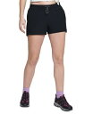 バス Bass Outdoor Women's Greenstone Drawcord Shorts Black Size Medium レディース