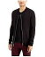 INC Mens Black Full Zip Cardigan Sweater L メンズ