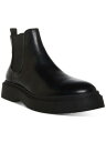 f MADDEN Mens Black Goring Comfort Aillem Round Toe Wedge Boots Shoes 13 M Y