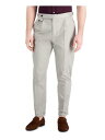 TASSO ELBA Mens Fashion Gray Pleated Tapered Classic Fit Stretch Pants 36 X 30 メンズ
