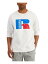 ラッセル RUSSELL ATHLETIC Mens Ricardo White Logo Graphic Fleece Sweatshirt M メンズ