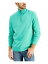 CLUBROOM Mens Aqua Mock Neck Classic Fit Quarter-Zip Fleece Sweatshirt M メンズ
