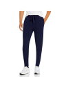 Designer Brand Mens Navy Drawstring Wool Blend Joggers L Y