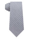 カルバンクライン CALVIN KLEIN Mens Gray Pin Dot Slim Neck Tie メンズ