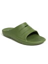 fB[X^bOX DEER STAGS Mens Green Molded Footbed Ward Toe Slip On Slide Sandals Shoes 11 M Y