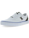 HURLEY Mens White Comfort Kayo Round Toe Platform Lace-Up Sneakers Shoes 8 Y