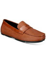 ALFANI Mens Brown Penny Comfort Iker Round Toe Slip On Loafers Shoes 7 M Y
