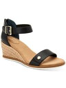 GIANI BERNINI Womens Black Daytonn Almond Toe Wedge Espadrille Shoes 8.5 M レディース