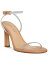 ǥ MADDEN GIRL Womens Beige Rhinestone Tasha Round Toe Stiletto Heeled Sandal 10 M ǥ