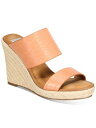 ドルチェヴィータ DOLCE VITA Womens Pink Crocodile Lotty Toe Wedge Slip On Espadrille Shoes 8.5 M レディース