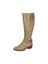 イージーストリート EASY STREET Womens Beige Goring Luella Round Toe Block Heel Riding Boot 6.5 M レディース