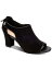 CHARTER CLUB Womens Black Sides Tie At Back Eyelet Hirah Round Toe Shootie 8 M ǥ