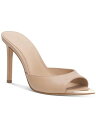 INC Womens Beige Lightweight Amra Toe Stiletto Slip On Heeled Sandal 7.5 M レディース