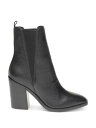 マークフィッシャーリミテッド MARC FISHER LTD Womens Black Goring Kristie Square Toe Stacked Heel Booties 9 M レディース