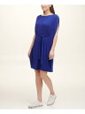 DKNY ディーケーエヌワイ ファッション ドレス DKNY Womens Belted Cap Sleeve Above The Knee Shift Dress カラー:Blue■ご注文の際は、必ずご確認ください。※こちらの商品は海外からのお取り寄せ商品となりますので、ご入金確認後、商品お届けまで3から5週間程度お時間を頂いております。※高額商品(3万円以上)は、代引きでの発送をお受けできません。※ご注文後にお客様へ「注文確認のメール」をお送りいたします。それ以降のキャンセル、サイズ交換、返品はできませんので、あらかじめご了承願います。また、ご注文をいただいてからの発注となる為、メーカー在庫切れ等により商品がご用意できない場合がございます。その際には早急にキャンセル、ご返金いたします。※海外輸入の為、遅延が発生する場合や出荷段階での付属品の箱つぶれ、細かい傷や汚れ等が発生する場合がございます。※商品ページのサイズ表は海外サイズを日本サイズに換算した一般的なサイズとなりメーカー・商品によってはサイズが異なる場合もございます。サイズ表は参考としてご活用ください。DKNY ディーケーエヌワイ ファッション ドレス DKNY Womens Belted Cap Sleeve Above The Knee Shift Dress カラー:Blue