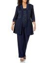 R&M RICHARDS Womens Navy Shoulder Pads Open Front Duster Jacket Plus 20W レディース