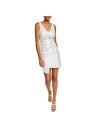  GUESS Womens Beige Asymmetrical Hem Lined Sleeveless Body Con Dress 10 ǥ