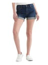 ラッキー LUCKY BRAND Womens Blue Denim Button Closure Rolled Raw Hem Shorts Shorts 1030 レディース