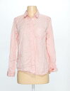 タイム Time &Tru Womens Peach Button-up Shirt Size S (SW-7090500) レディース