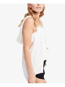 フリーピーポー FREE PEOPLE Womens Ivory Tulum T Back Hoodie Sleeveless V Neck Top XS レディース