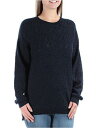 ディーケーエヌワイ DKNY Womens Navy Long Sleeve Crew Neck Top Size: S レディース