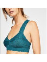 フリーピーポー FREE PEOPLE Intimates Teal Lace Everyday Bralette Size: XS レディース