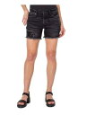 EARNEST SEWN NEW YORK Womens Black Denim Fly Distressed Shorts Shorts 24 レディース