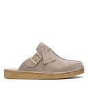 クラークス Clarks Originals Mens Trek Mule Beige Suede Casual Shoes メンズ