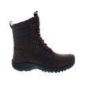 L[ Keen Greta Boot Waterproof 1023607 Womens Brown Leather Lace Up Hiking Boots fB[X