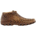 Ferrini Print Crocodile Belly Rogue Chukka Mens Brown Casual Boots 33722-10 Y