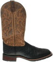 ラレド Laredo Topeka Square Toe Cowboy Mens Black Brown Dress Boots 7824 メンズ