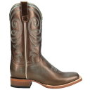 ローパー Roper Katie Katch Metallic Square Toe Cowboy Womens Brown Casual Boots 09-021-7 レディース