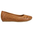 Baretraps Mariah Perforated Womens Brown Flats Casual BT24819-234 fB[X