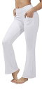 Ewedoos Bootcut Yoga Pants for Women High Waisted Yoga Pants with Pockets for fB[X