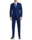 カナリ Canali Men's Siena Tonal Plaid Classic Fit Suit Blue Size 48-R メンズ